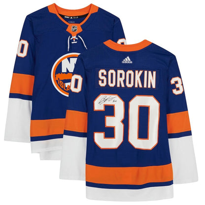 Men's New York Islanders Ilya Sorokin Blue Jersey