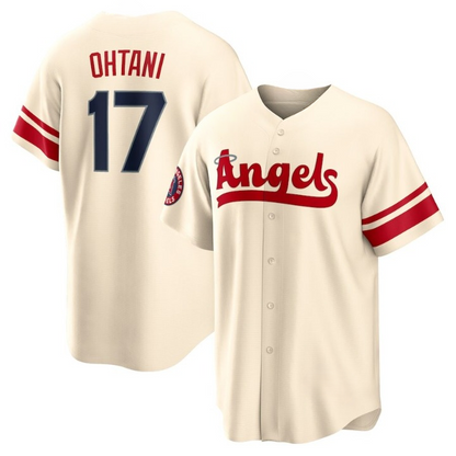 Men's Los Angeles Dodgers Shohei Ohtani Cream Jersey