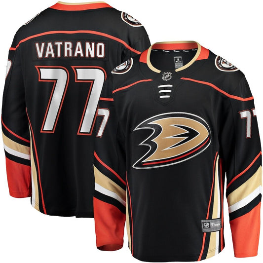 Men's Anaheim Ducks Frank Vatrano Black Jersey