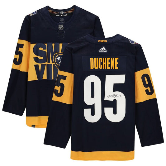 Men's Nashville Predators Matt Duchene Navy Jersey