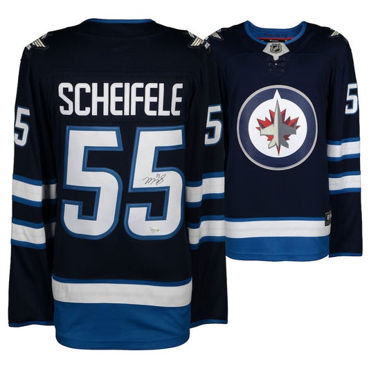 Men's Winnipeg Jets Mark Scheifele Navy Jersey