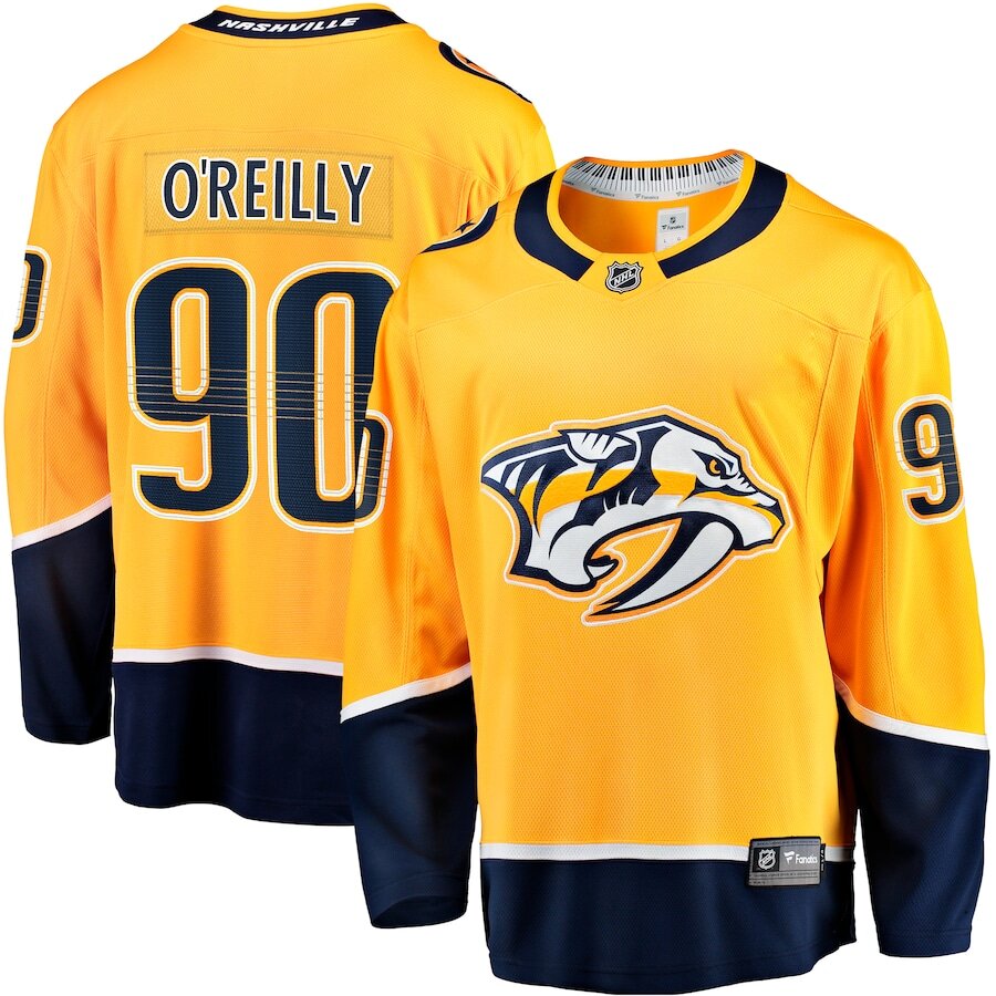 Men's Nashville Predators Ryan O'Reilly Gold Jersey