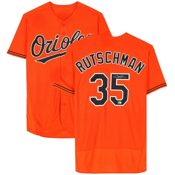 Men's Baltimore Orioles Adley Rutschman Orange Jersey