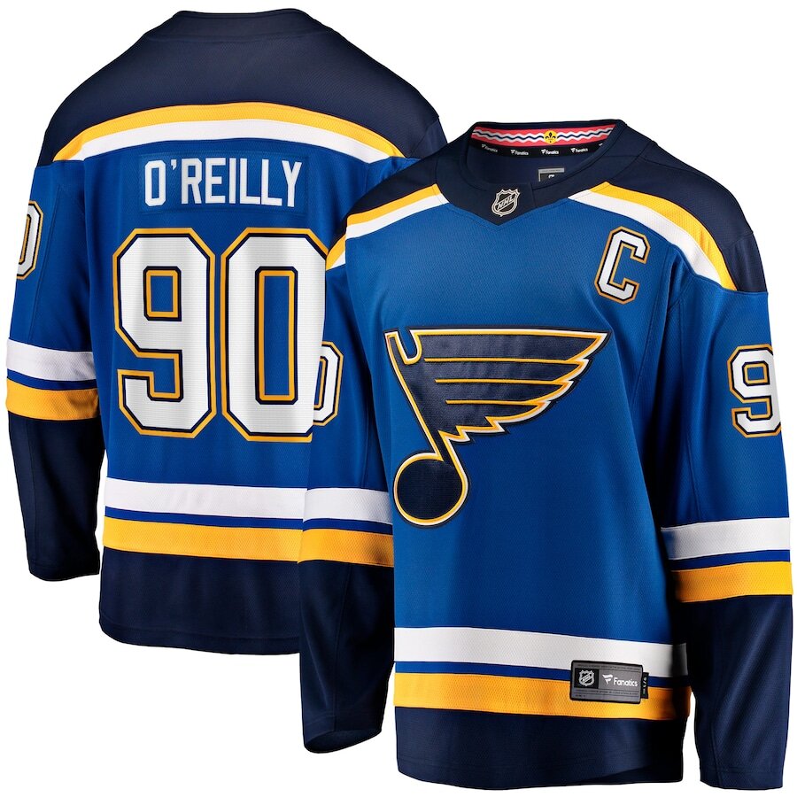 Men's St. Louis Blues Ryan O'Reilly Blue Jersey