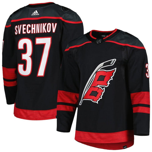 Men's Carolina Hurricanes Andrei Svechnikov Black Jersey