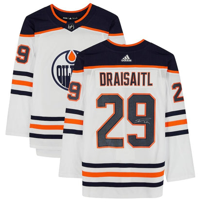 Men's Edmonton Oilers Leon Draisaitl White Jersey