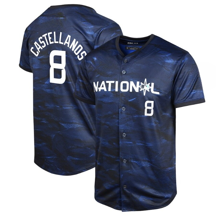 Men's Philadelphia Phillies Nick Castellanos Royal Jersey