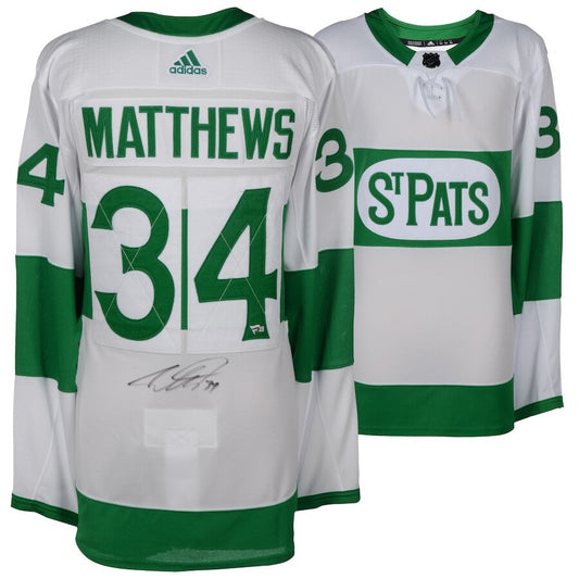 Men's Toronto Maple Leafs Auston Matthews Green Jersey