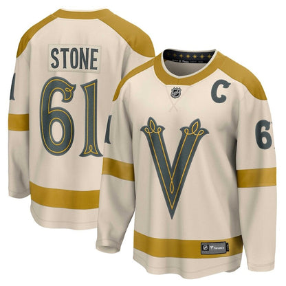 Men's Vegas Golden Knights Mark Stone Cream Jersey