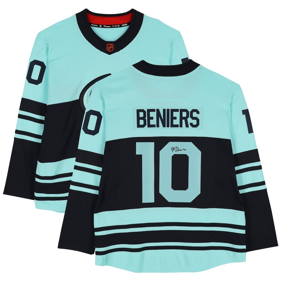 Men's Seattle Kraken Matty Beniers Reverse Retro Jersey