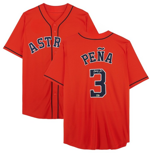 Men's Houston Astros Jeremy Peña Orange Jersey