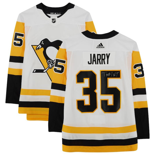 Men's Pittsburgh Penguins Tristan Jarry White Jersey