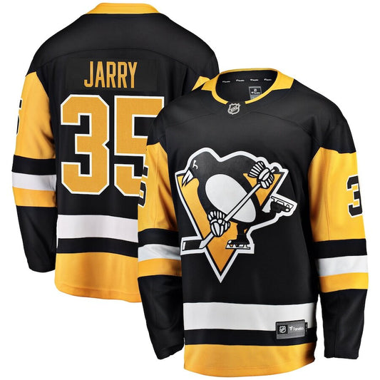 Men's Pittsburgh Penguins Tristan Jarry Black Jersey