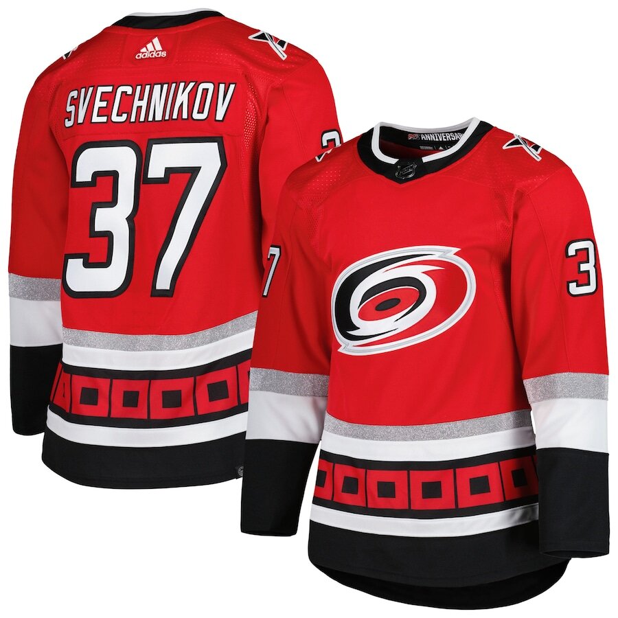 Men's Carolina Hurricanes Andrei Svechnikov Red Jersey