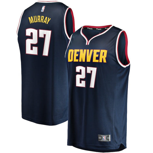 Men's Denver Nuggets Jamal Murray Navy Jersey