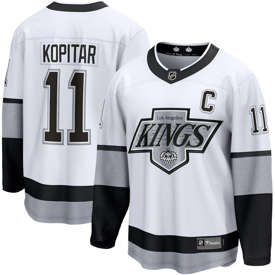 Men's Los Angeles Kings Anze Kopitar White Alternate Jersey