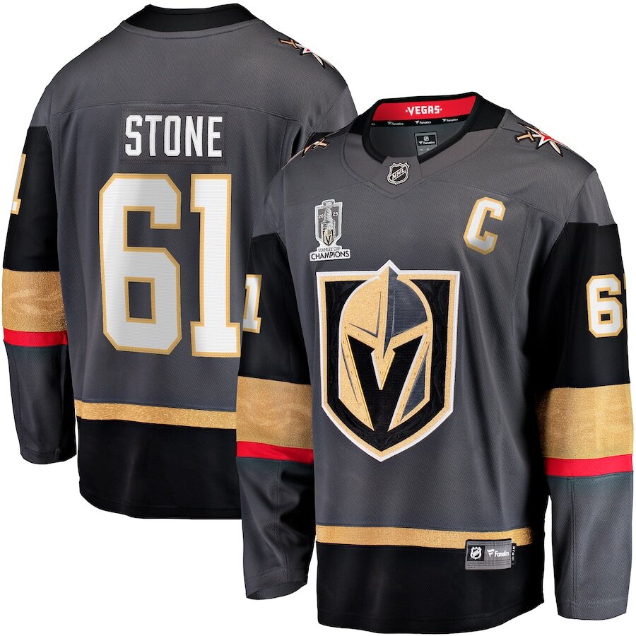 Men's Vegas Golden Knights Mark Stone Gray Jersey