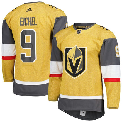 Men's Vegas Golden Knights Jack Eichel Gold Jersey