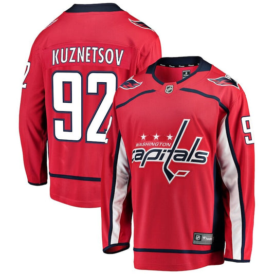 Men's Washington Capitals Evgeny Kuznetsov Red Jersey