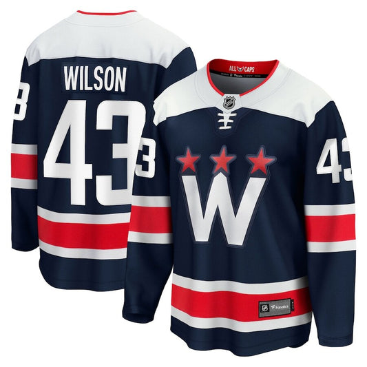 Men's Washington Capitals Tom Wilson Navy Alternate Jersey