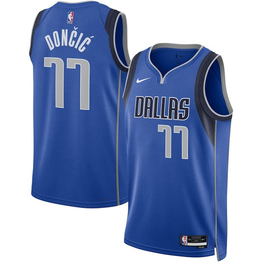 Men's Dallas Mavericks Luka Dončić Blue Jersey