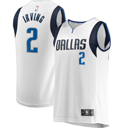 Men's Dallas Mavericks Kyrie Irving White Jersey