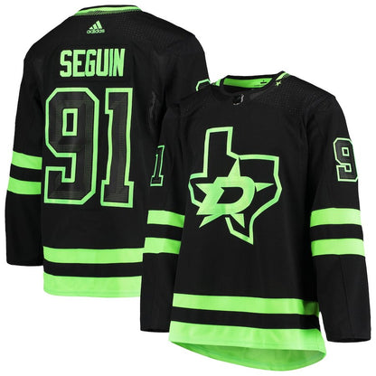 Men's Dallas Stars Tyler Seguin Kelly Black Alternate Jersey