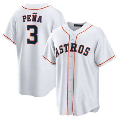 Men's Houston Astros Jeremy Peña White Jersey