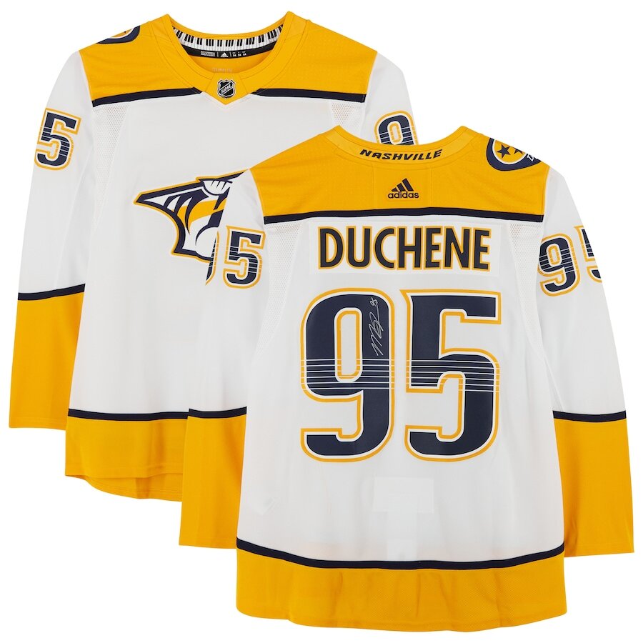 Men's Nashville Predators Matt Duchene White Jersey