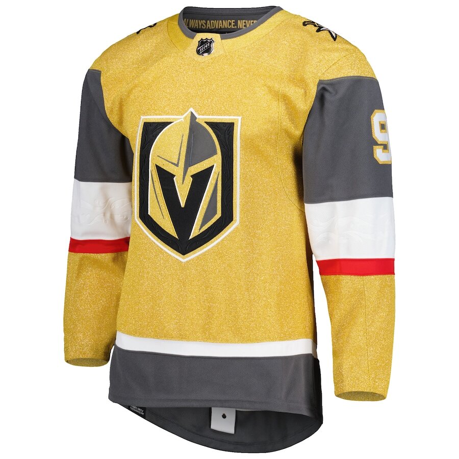 Men's Vegas Golden Knights Jack Eichel Gold Jersey