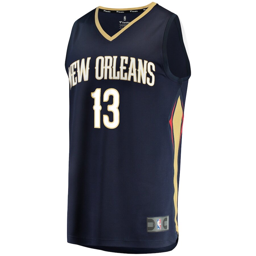 Men's New Orleans Pelicans Kira Lewis Jr. Navy Jersey