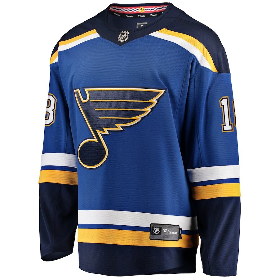 Men's St. Louis Blues Robert Thomas Blue Jersey