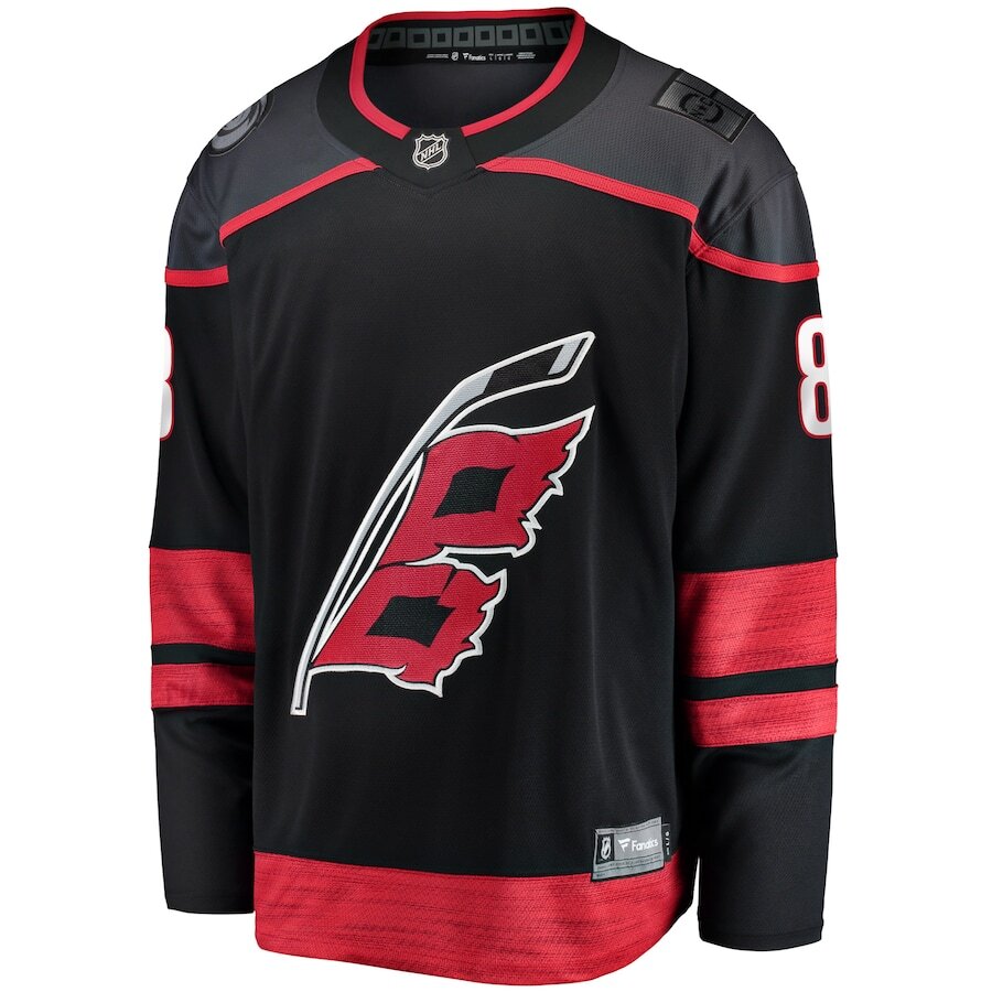 Men's Carolina Hurricanes Brent Burns Black Home Jersey