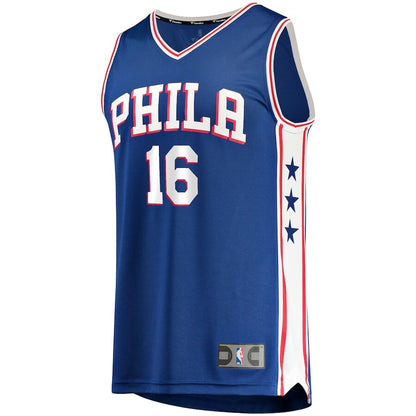 Men's Philadelphia 76ers Charlie Brown Jr. Royal Jersey