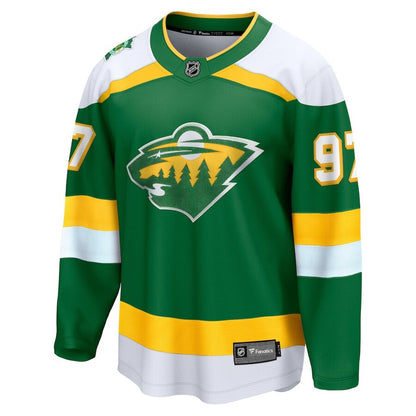 Men's Minnesota Wild Kirill Kaprizov Green Alternate Jersey