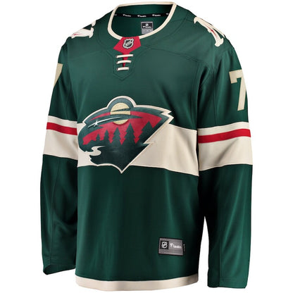 Men's Minnesota Wild Brock Faber Green Jersey