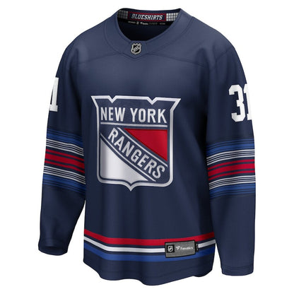 Men's New York Rangers Igor Shesterkin Navy Alternate Jersey