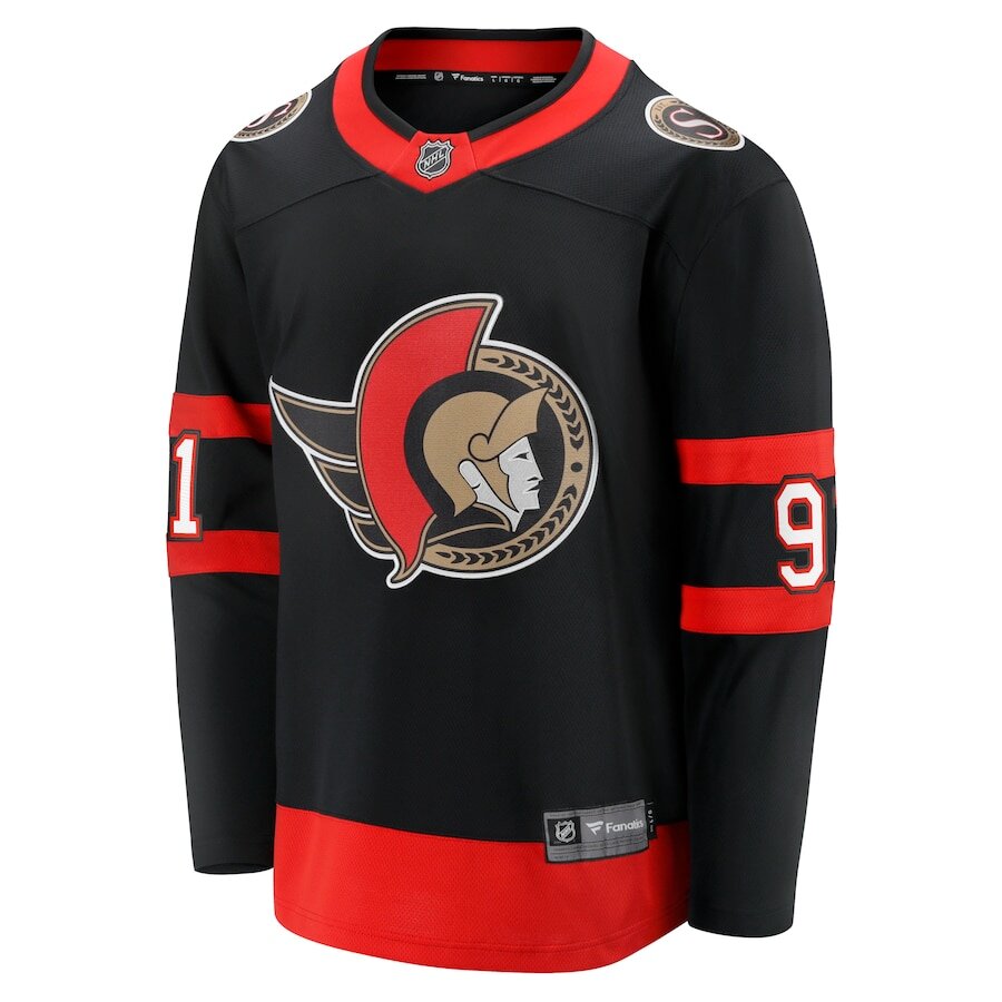 Men's Ottawa Senators Vladimir Tarasenko Black Jersey