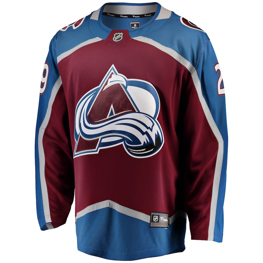 Men's Colorado Avalanche Nathan MacKinnon Burgundy Jersey