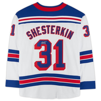 Men's New York Rangers Igor Shesterkin White Jersey