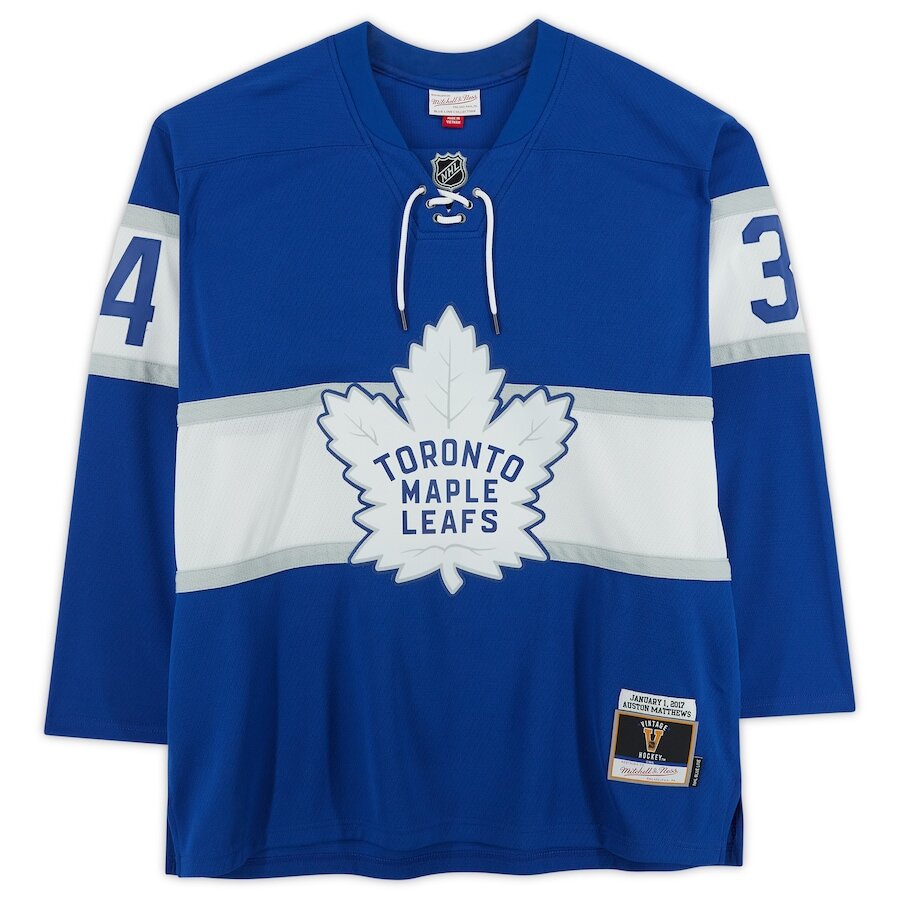 Men's Toronto Maple Leafs Auston Matthews Blue Alternate Jersey