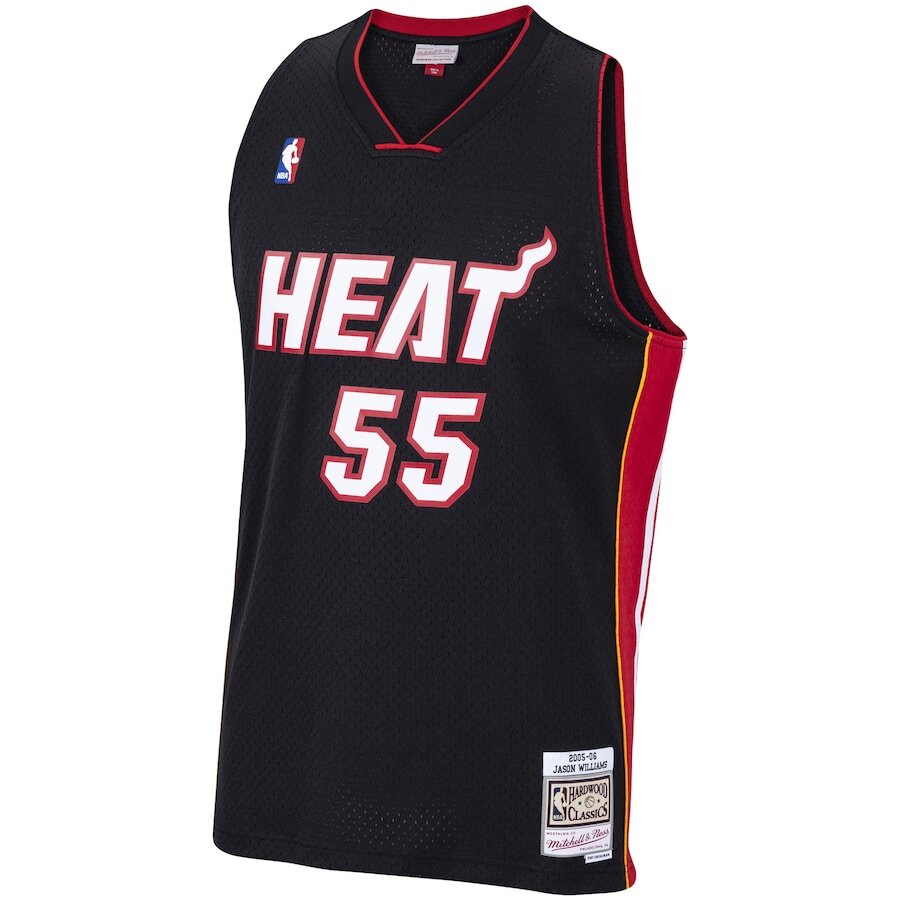 Men's Miami Heat Jason Williams Black Jersey