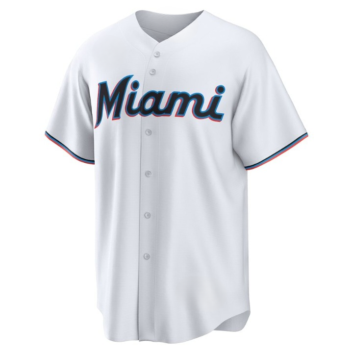 Men's Miami Marlins Jesús Luzardo White Jersey