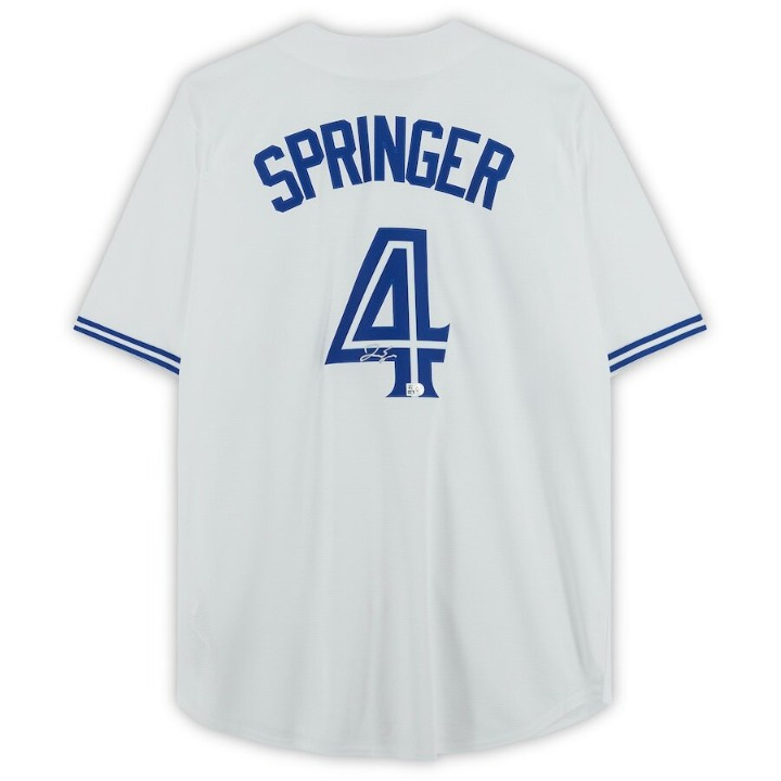 Men's Toronto Blue Jays George Springer White Jersey