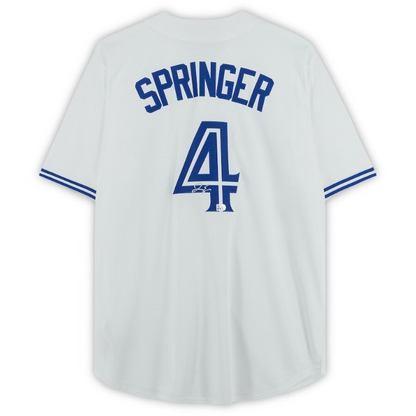 Men's Toronto Blue Jays George Springer White Jersey