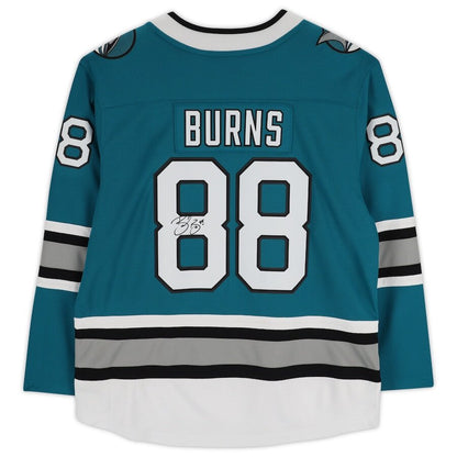 Men's San Jose Sharks Brent Burns Teal Jersey