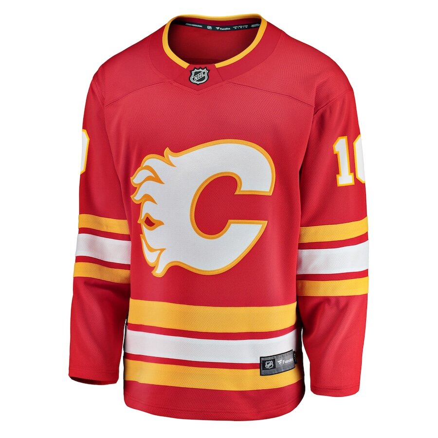 Men's Calgary Flames Jonathan Huberdeau Red Jersey