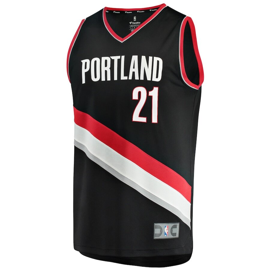 Men's Portland Trail Blazers John Butler Jr. Black Jersey