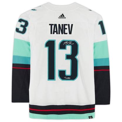 Men's Seattle Kraken Brandon Tanev White Jersey