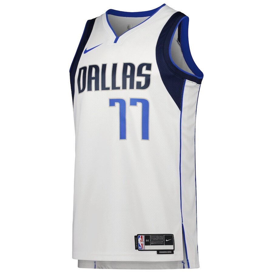 Men's Dallas Mavericks Luka Dončić White Jersey